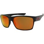 Oakley OO 9189-4760 TwoFace Polished Black Frame Prizm Ruby Lens Mens Sunglasses