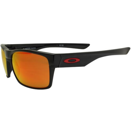 Oakley OO 9189-4760 TwoFace Polished Black Frame Prizm Ruby Lens Mens Sunglasses - Image 2
