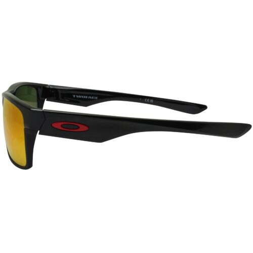 Oakley OO 9189-4760 TwoFace Polished Black Frame Prizm Ruby Lens Mens Sunglasses - Image 3