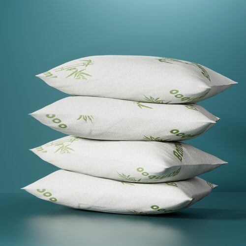 Giselle Bedding 4 Pack Bamboo Pillow Family Hotel - Image 8