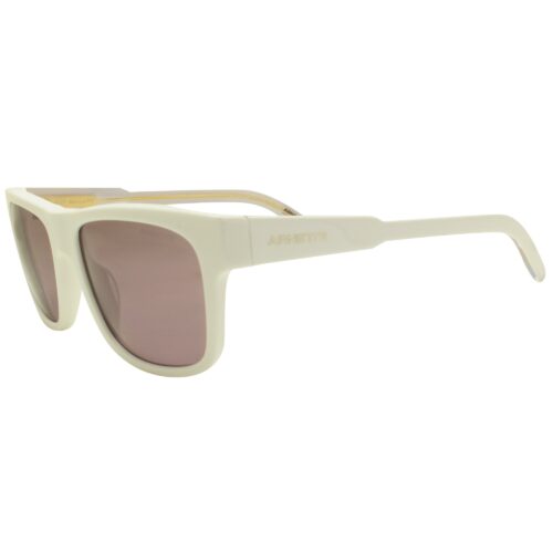 Arnette AN 4279 12091A Post Malone Shiny White Dark Violet Lens Mens Sunglasses
