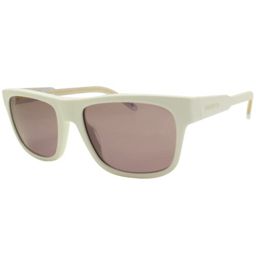 Arnette AN 4279 12091A Post Malone Shiny White Dark Violet Lens Mens Sunglasses - Image 2