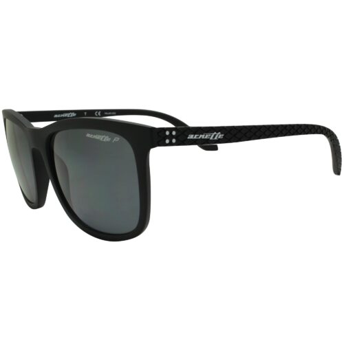 Arnette AN 4240 01/81 Polarized Chenga Matte Black Dark Grey Mens Sunglasses