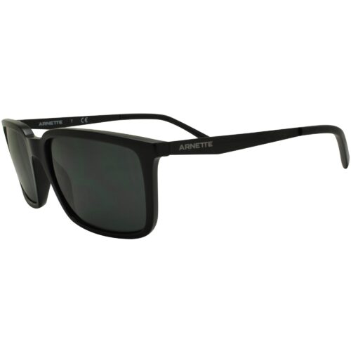 Arnette AN 4270 41/87 Calipso Shiny Black Frame Dark Grey Lens Mens Sunglasses