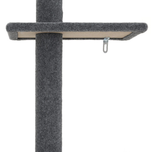 i.Pet Cat Tree 290cm Tower Scratching Post Scratcher Floor to Ceiling Cats Bed Grey - Image 4