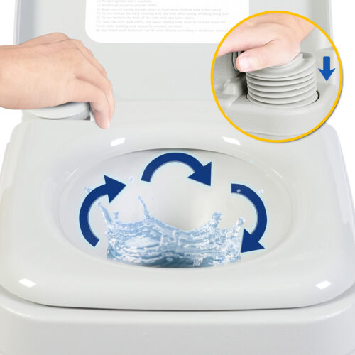 Wallaroo 10L Camping Portable Toilet - Image 7