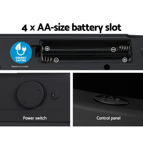 Devanti 50L Sensor Bin Motion Rubbish Automatic Black - Image 6