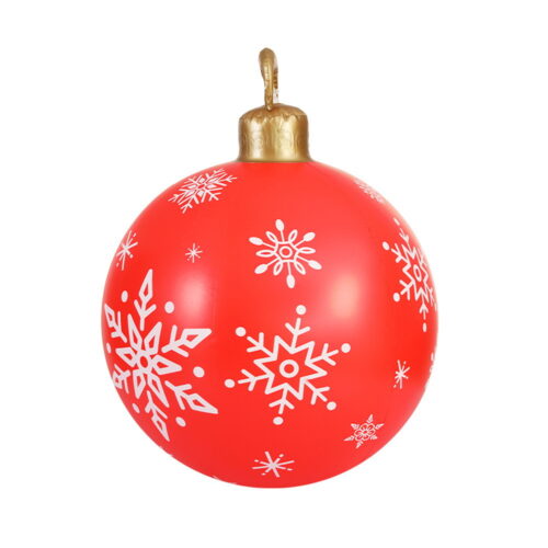Jingle Jollys Christmas Inflatable Ball Bauble 60cm Outdoor Decoration Red - Image 4