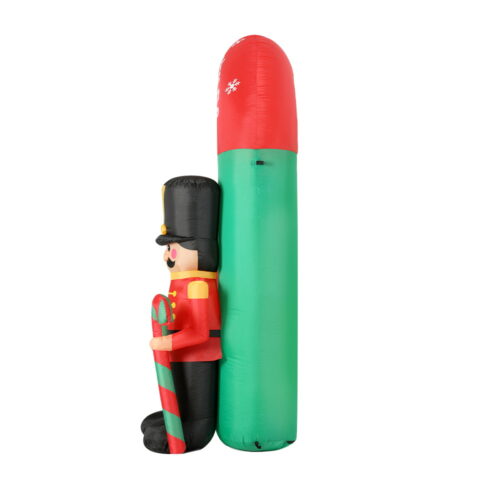 Jingle Jollys Christmas Inflatable Archwary Nutcracker 3M Illuminated Decorations - Image 5
