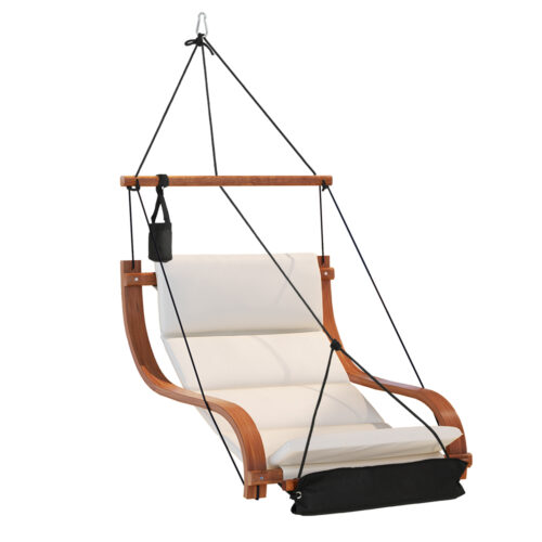 Gardeon Hammock Chair Wooden Hanging Indoor Outdoor Lounge Patio - Image 3