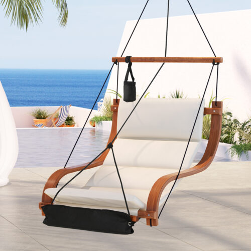Gardeon Hammock Chair Wooden Hanging Indoor Outdoor Lounge Patio - Image 7