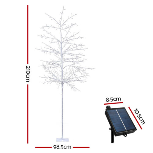 2.1M Christmas Tree 480 LED Solar Jingle Jollys - Image 3
