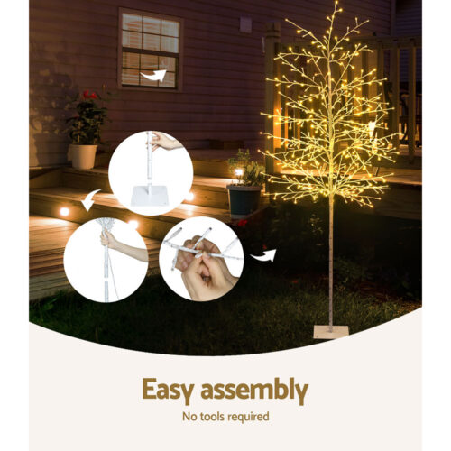 2.1M Christmas Tree 480 LED Solar Jingle Jollys - Image 8