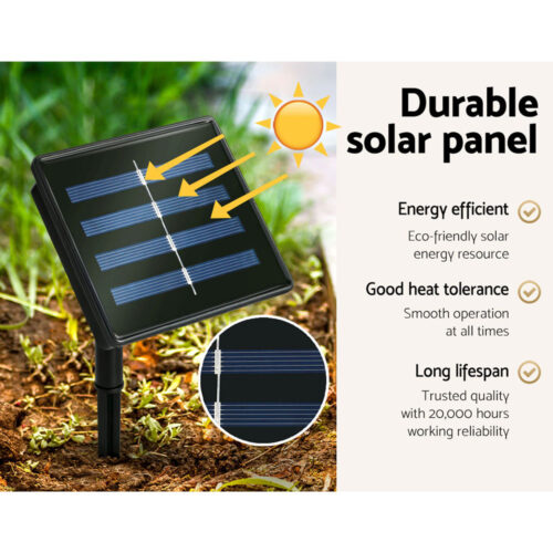 3.6M Christmas Tree LED Solar Warm Jingle Jollys - Image 6