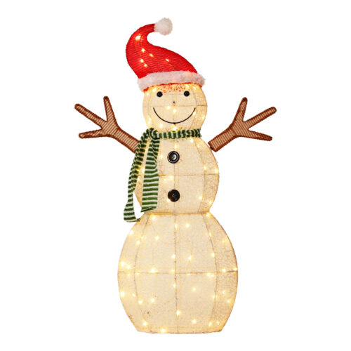 0.97M Christmas Lights Snowman 80 LED Decorations Jingle Jollys - Image 3