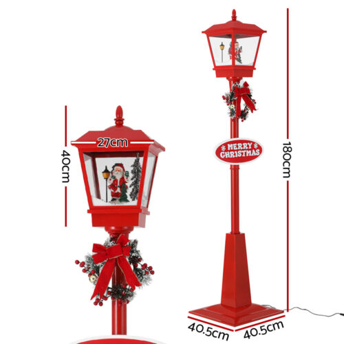 1.8M Christmas Lights Post Lamp LED Outdoor Decorations Jingle Jollys - Image 2