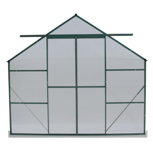 Green Fingers Greenhouse 6.3x2.44x2.1M Aluminium Polycarbonate Green House Garden Shed - Image 3