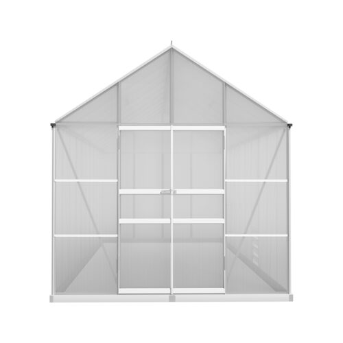 Green Fingers Greenhouse 6.03x2.44x2.68M Double Doors Aluminium Green House Garden Shed - Image 3