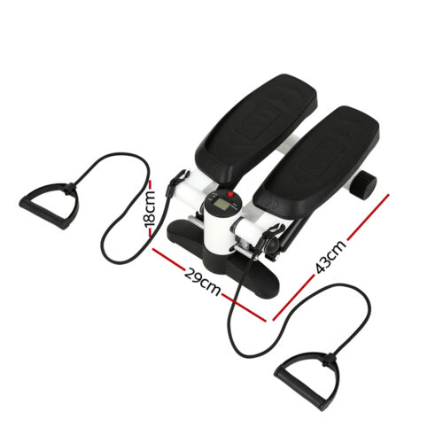 Everfit Mini Stepper Resistance Rope Aerobic Step Trainer Home Workout 150KG - Image 2