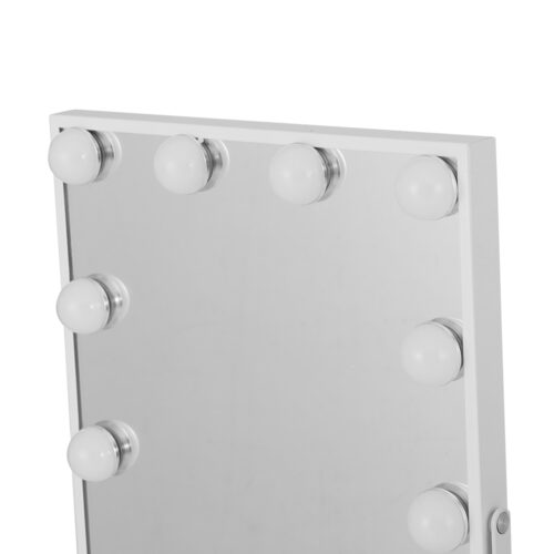 Embellir Bluetooth Makeup Mirror 30x40cm Hollywood Vanity with LED Light White - Image 3