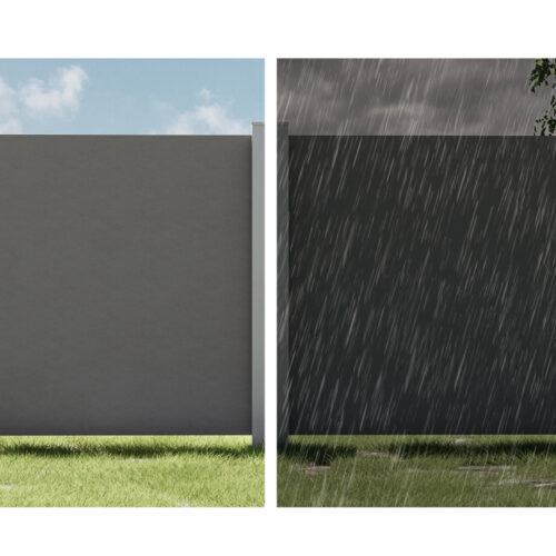 Instahut Side Awning Sun Shade Outdoor Retractable Privacy Screen 2X3M Grey - Image 5