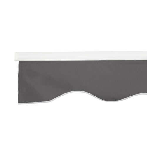Instahut Retractable Folding Arm Awning Manual Sunshade 2Mx1.5M Grey - Image 4