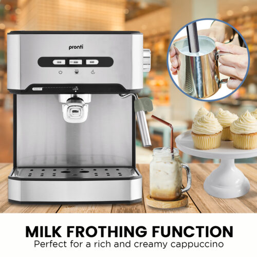 Pronti Toaster, Kettle & Coffee Machine Breakfast Set  Black - Image 7