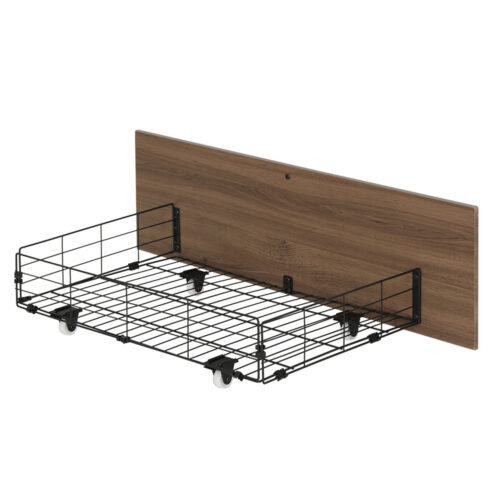 Artiss 2x Bed Frame Storage Drawers Trundle Black - Image 3
