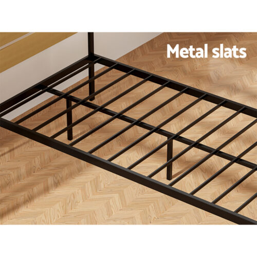 Artiss Bed Frame King Single Size Metal Base Mattress Platform Foundation PAULA - Image 5