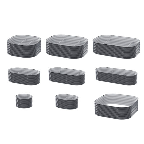 Green Fingers Garden Bed 9 In 1 Modular Planter Box Raised Container Galvanised - Image 3