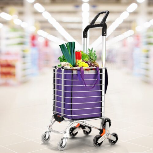 Emajin Shopping Cart Trolley 35L Foldable Climbing Wheels - Image 7