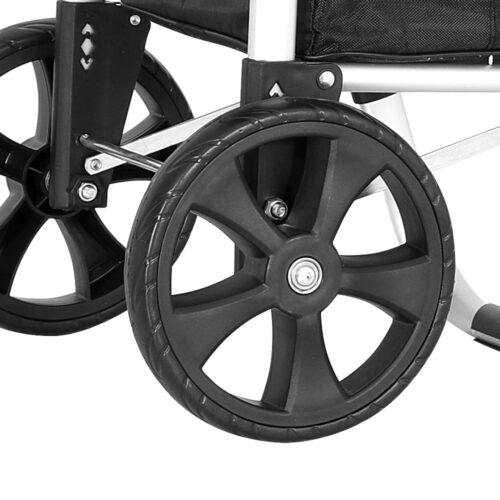 Emajin Shopping Trolley Cart Foldable 45KG Black - Image 4