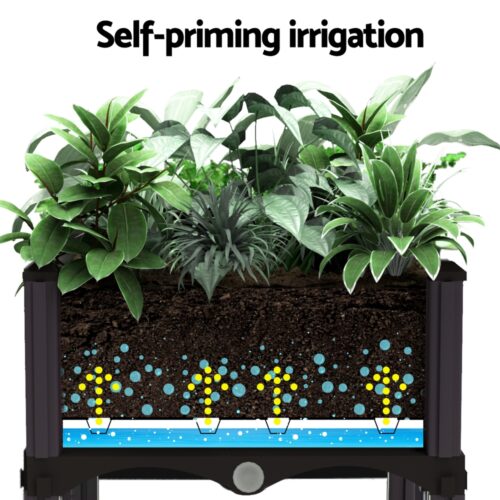 Green Fingers Garden Bed 120x40x36cm PP Planter Box Raised Container Growing Herb - Image 6