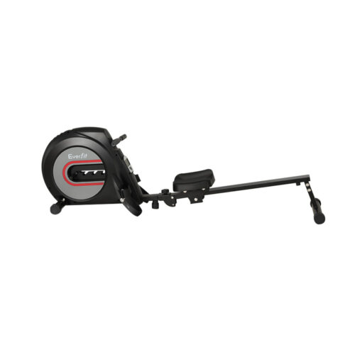 Everfit Rowing Machine Rower Elastic Rope Resistance Fitness Home Cardio Black - Image 3