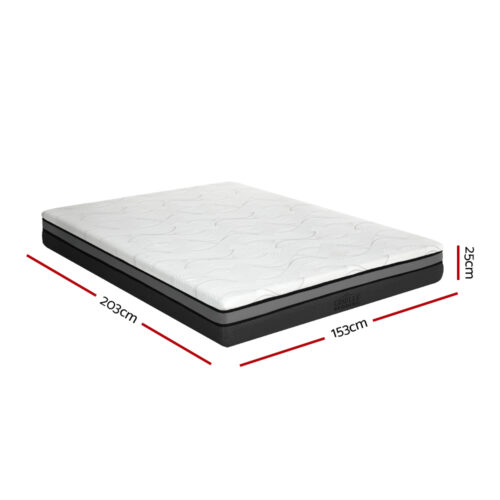 Giselle Bedding Memory Foam Mattress Bed Cool Gel Non Spring 25cm Queen - Image 2