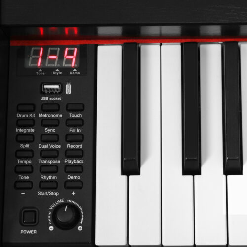 Alpha 88 Keys Electronic Piano Keyboard Digital Electric w/ Stand Semi-Weighted - Image 2
