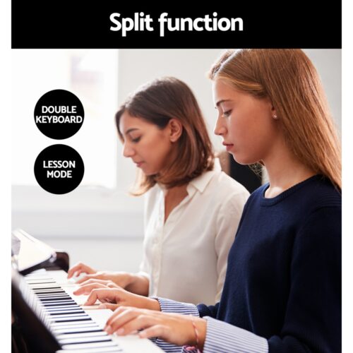 Alpha 88 Keys Electronic Piano Keyboard Digital Electric w/ Stand Semi-Weighted - Image 4