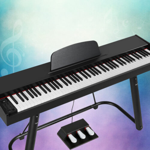 Alpha 88 Keys Electronic Piano Keyboard Digital Electric w/ Stand Semi-Weighted - Image 6