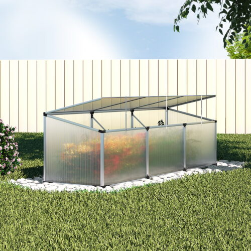 Green Fingers Greenhouse 180x50x50CM Cold Frame Plant Grow Aluminium Polycarbonate Green House - Image 7