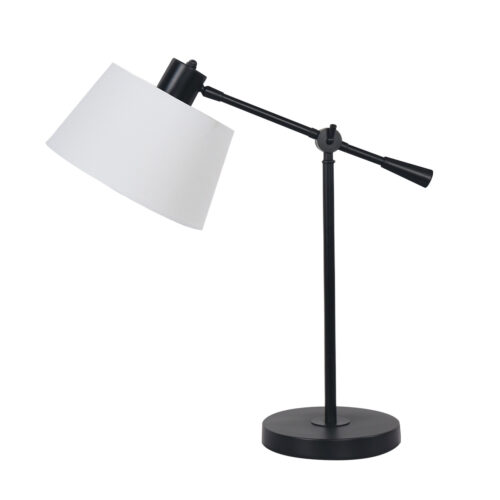 Sarantino Adjustable Metal Table Lamp  Black