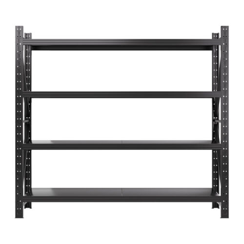 Giantz 2Mx1.8M Garage Shelving Warehouse Rack Pallet Racking Storage Shelf Black - Image 3