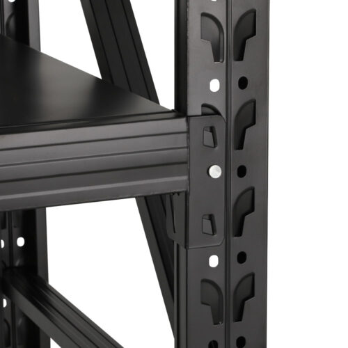 Giantz 2Mx1.8M Garage Shelving Warehouse Rack Pallet Racking Storage Shelf Black - Image 4