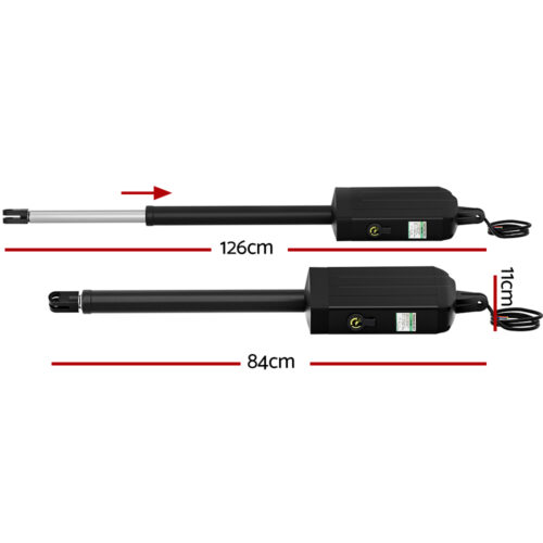 Lockmaster Single Swing Gate Opener 10W Solar Power Automatic Electric 300KG 5M - Image 2