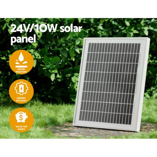 Lockmaster Automatic Sliding Gate Opener Kit 10W Solar Panel Electric 6M 600KG - Image 3