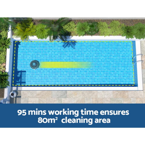 Aqua Buddy Robotic Pool Cleaner Automatic Vacuum Robot Swimming Cordless - Image 6