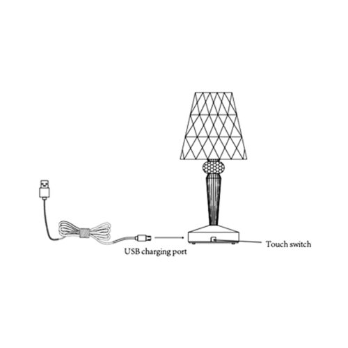 Eugenia Touch Table Lamp - Image 7