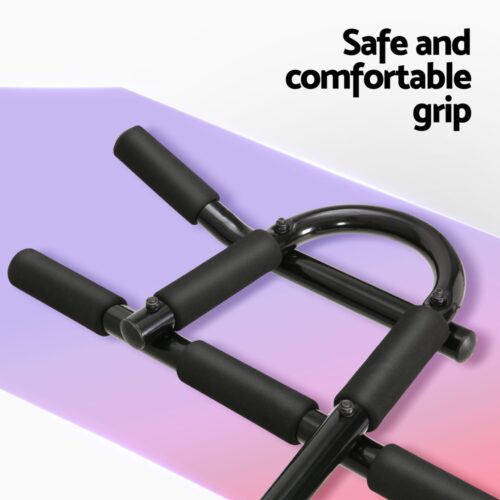 Everfit Pull Up Bar 104CM Doorway Chin Up Horizontal Bar Gym - Image 5
