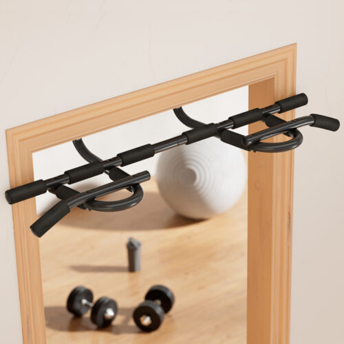 Everfit Pull Up Bar 104CM Doorway Chin Up Horizontal Bar Gym - Image 7