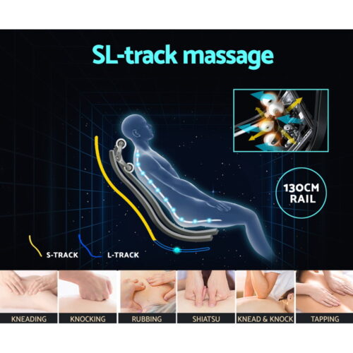 Livemor 4D Massage Chair Electric Recliner Home Massager Gary - Image 6