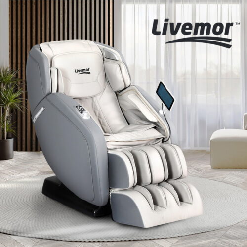 Livemor 4D Massage Chair Electric Recliner Home Massager Gary - Image 7